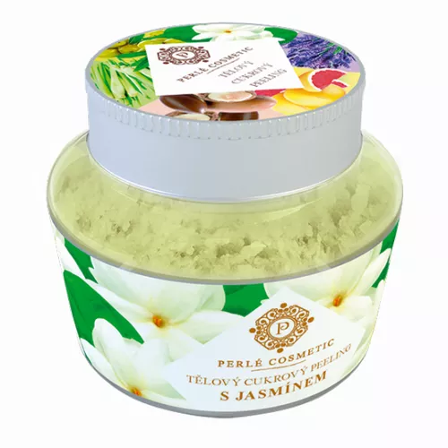 Perlé Cosmetic Cukrový peeling s jasmínem 200g