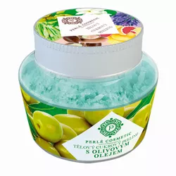 Perlé Cosmetic Cukrový peeling s olivovým olejem 200g