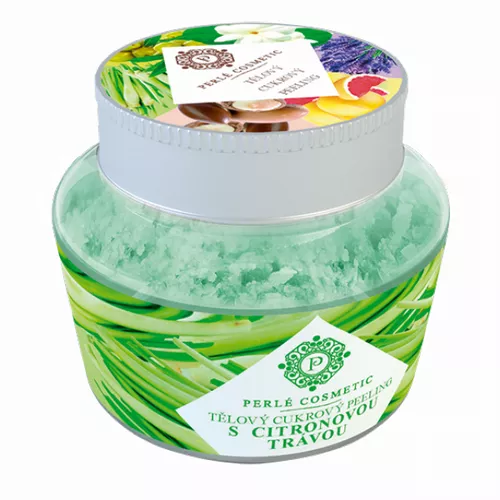 Perlé Cosmetic Cukrový peeling s citronovou trávou 200g